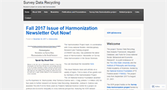 Desktop Screenshot of dataharmonization.org