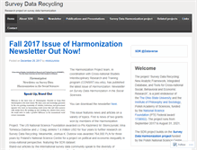 Tablet Screenshot of dataharmonization.org